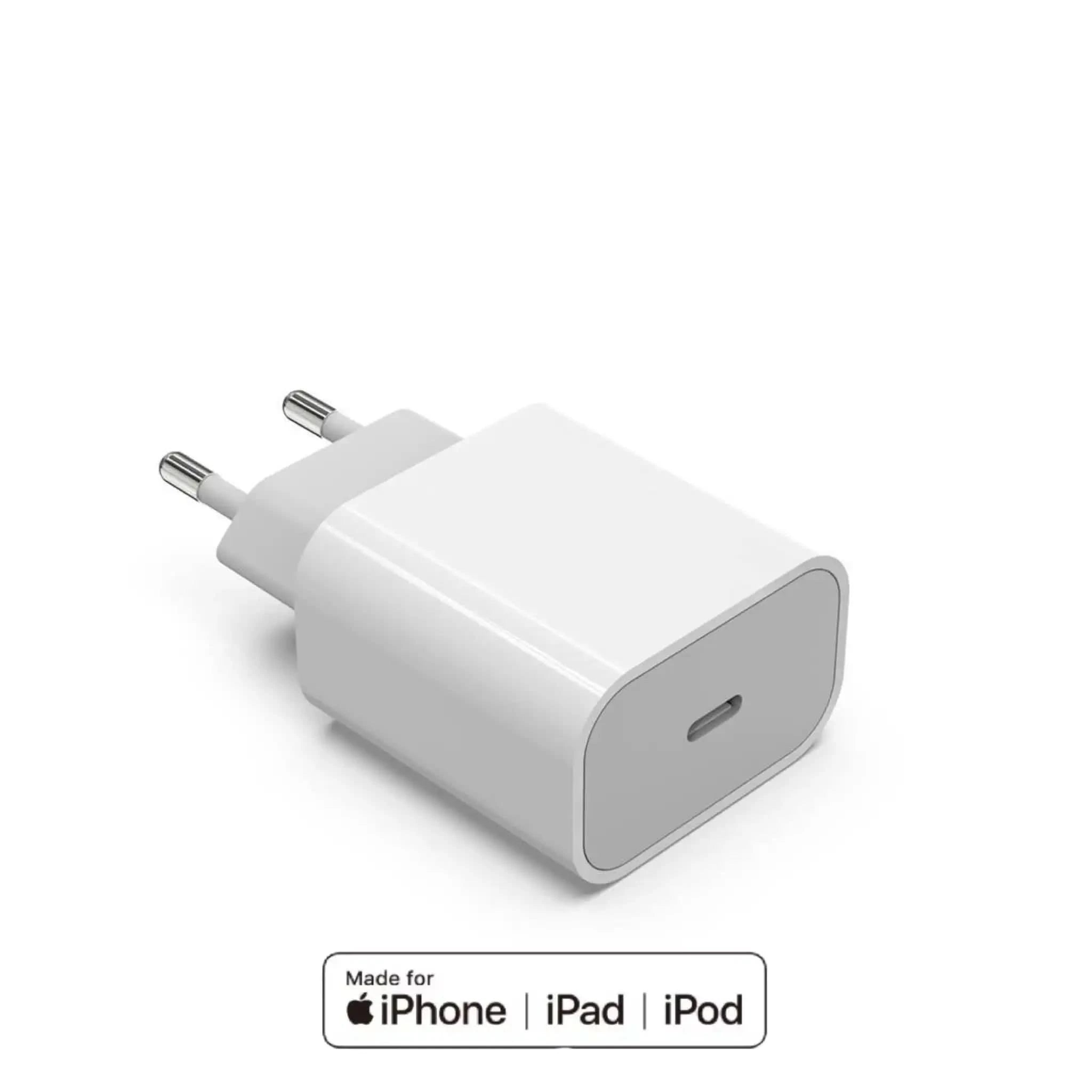 20W USB-C wall-plug til – hurtig opladning med kompakt design