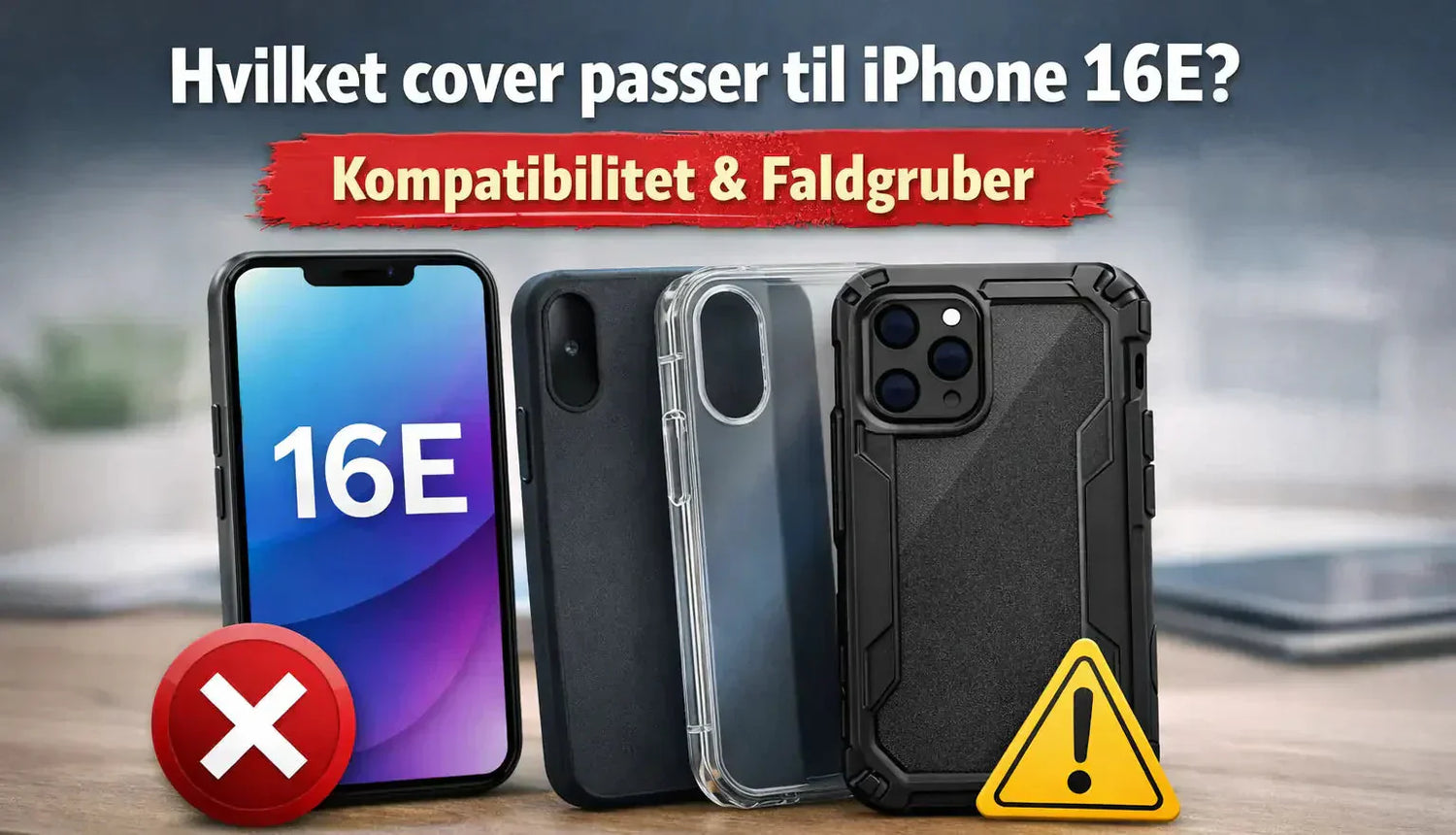 Hvilket cover passer til iPhone 16E? Kompatibilitet & faldgruber
