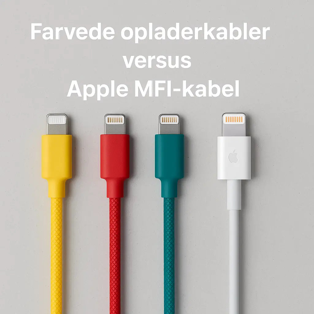 Farvet ladekabel? Det er faktisk en ting – men ikke altid en god idé!