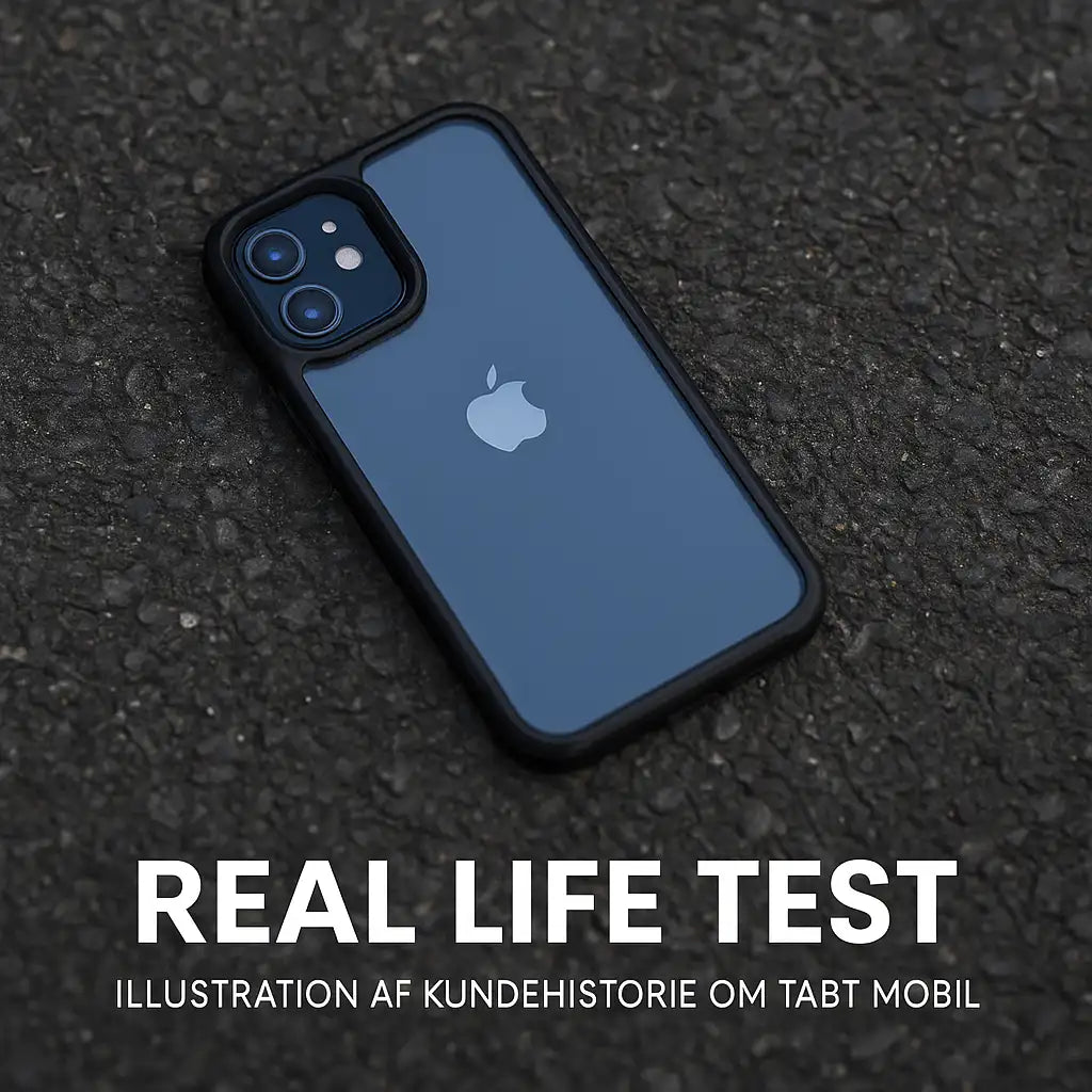 Jeg tabte min iPhone på asfalt… – ægte kundehistorie og real life test af cover