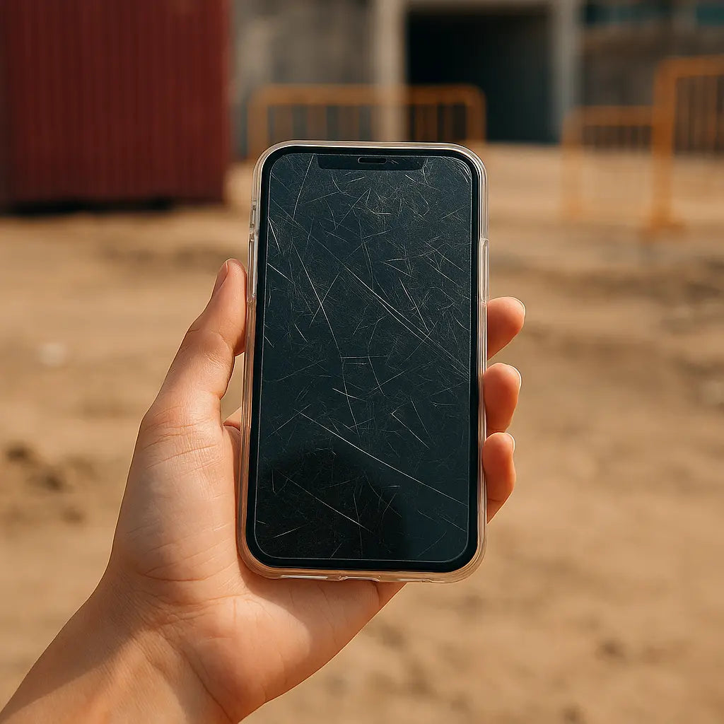 Jeg testede skærmbeskyttelse på byggepladsen – kundens oplevelse