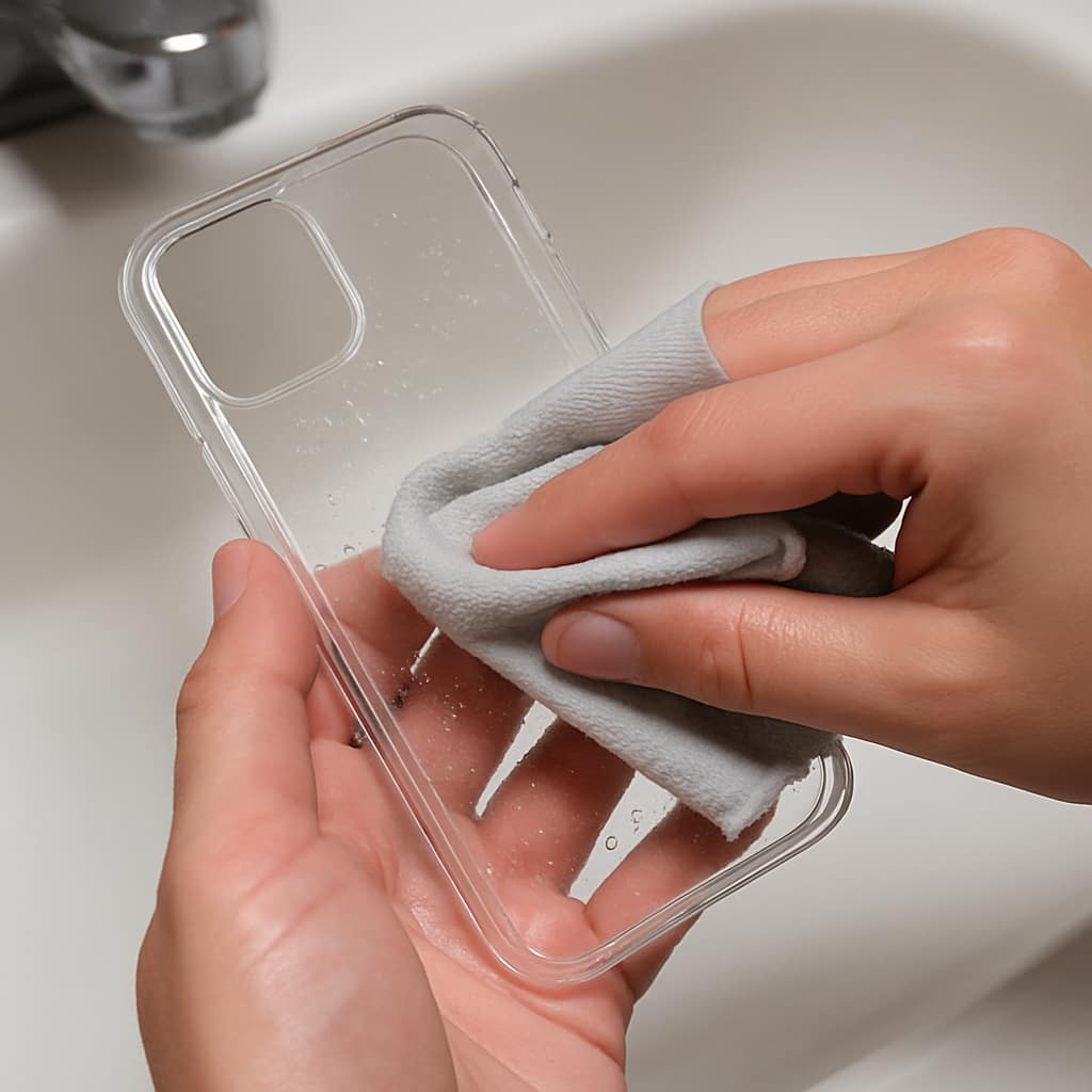 Sådan rengør du gennemsigtige covers korrekt