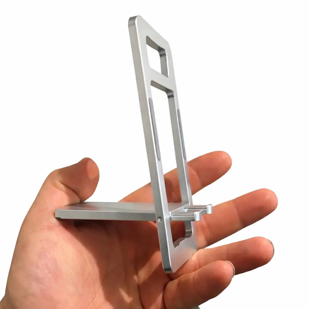 Justerbar mobilholder til skrivebord i aluminium