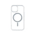 Transparent iPhone cover med grå MagSafe-ring
