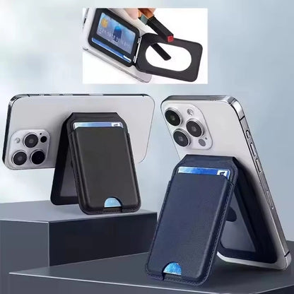 MagSafe magnetisk spejl-kortholder til iPhone – fås i sort og blå