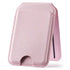 Pink MagSafe kortholder i kunstlæder til iPhone