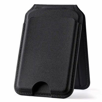 Sort MagSafe kortholder i kunstlæder til iPhone