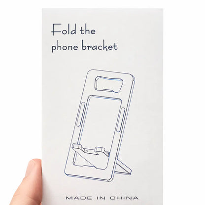 Emballage til foldbar mobilholder i aluminium