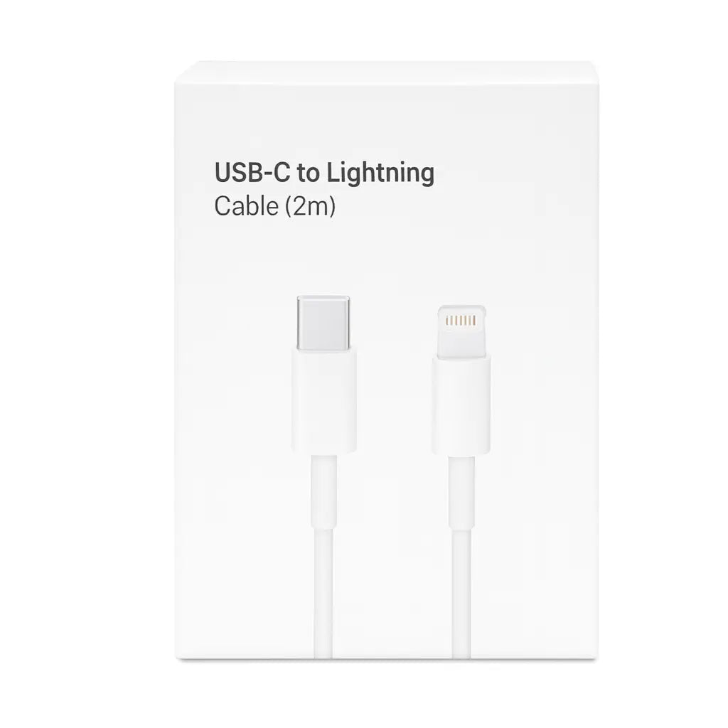 USB-C til Lightning kabel – 2 meter hurtig opladning til iPhone og iPad